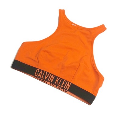 CALVIN KLEIN Biustonosz Top Strój Kąpielowy Góra Bikini Logo r M 38 / L 40