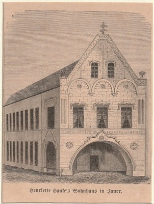 JAWOR. Dom pisarki Henriette W. Hanke -XIX wiek