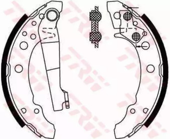 КОМПЛЕКТ КОЛОДОК ТОРМОЗНЫХ VOLKSWAGEN SEAT AUDI TRW фото