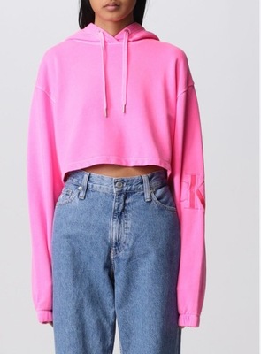 Calvin Klein Jeans bluza damska z kapturem r. L
