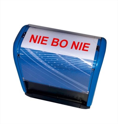 Pieczątka "Nie bo nie"