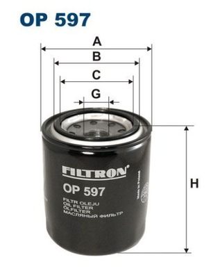 FILTRON OP 597 FILTRAS ALYVOS 