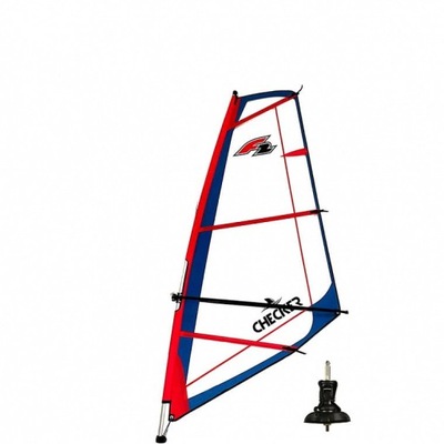 Pędnik/Żagiel F2 CHECKER RIGG red do windsurfingu lub WindSUPów 5.5