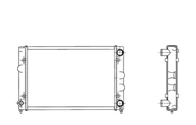 AUŠINTUVAS VANDENS VW PASSAT 88- NRF 509505 