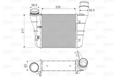 INTERCOOLER AUDI A4 B7 2,0TDI/2,0TFSI SEAT EXEO VAL818669  