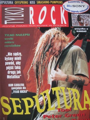 TYLKO ROCK Kansas, Offspring, KISS, Sepultura, Tangerine Dream - 2/1997