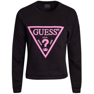 GUESS BLUZA DAMSKA ROXI SWEATSHIRT BLACK r.S