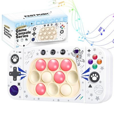 POP IT GRA ZRĘCZNOŚCIOWA ANTYSTRESOWA ELEKTRYCZNA ŚWIECĄCA 4 TRYBY GRY