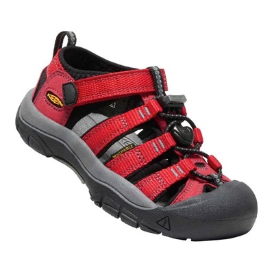 Detské trekingové sandále KEEN Newport H2 ribbon red/gargoyle 35 EU