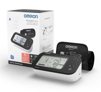 OMRON M7 Intelli IT AFIB transmisja BT