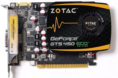Karta graficzna ZOTAC GeForce GTS 450 1 GB