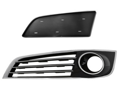 Audi a8 d4 2010-2013 решётка радиатора бампера левая 4h0807679dt94 фото №1