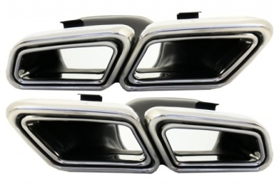 Наконечники вихлоп mercedes e63 s63 amg w222 w212 c фото №1
