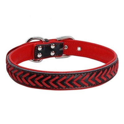 Obroża dla psa M czerwona