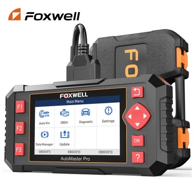 SKANER AUTOMOBILINIS FOXWELL NT604 ELITE OBD2 ŽIŪRĖKITE VARIKLIS ABS SRS 