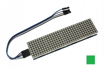 Moduł matrycy LED 4 x 8x8 MAX7219 SPI zielona