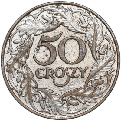 50 gr groszy 1938 GG niklowana