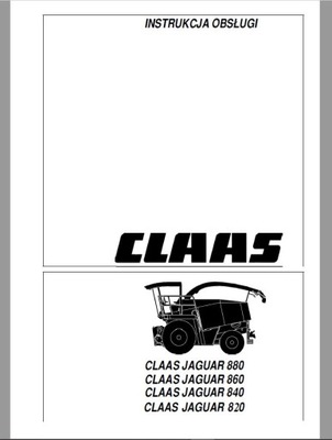 MANUAL MANTENIMIENTO CLAAS JAGUAR 880 860 840 820  