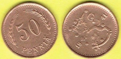 Finlandia 50 Pennia 1941 r.