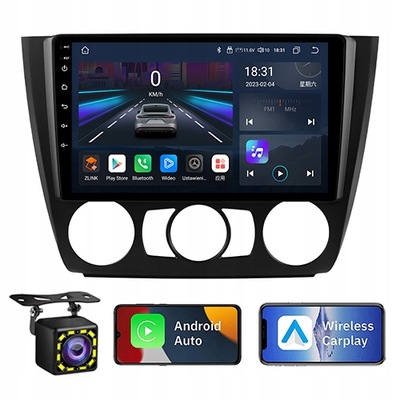 BMW E81 E82 E87 E88 CARPLAY RADIO ANDROID 4GB 32GB  