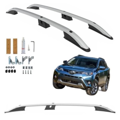 Рейлинги кровельные toyota rav4 od 2013 к 2018 серебристый фото №1