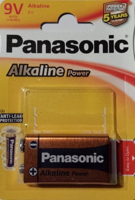 Bateria 9v Alkaliczna Panasonic