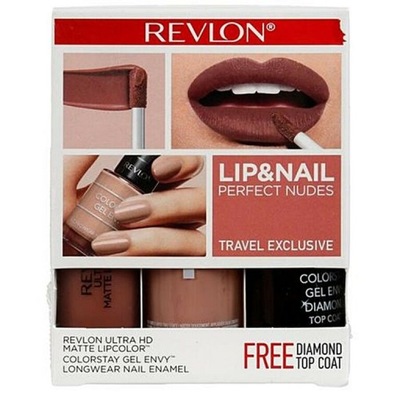 REVLON ZESTAW LIP&NAIL