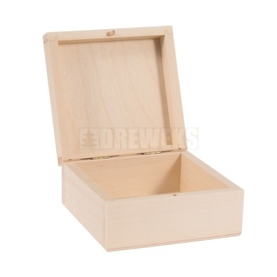 Pudełka drewniane kwadratowe komplet 3w1 zestaw 3 pudełek
