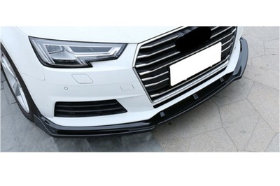 AUDI A4 B9 2015+ ДОКЛАДКА БАМПЕРА GLOSSY BLACKSOBMART