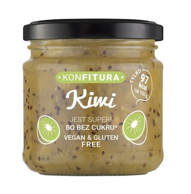 Konfitura kiwi BEZ DODATKU CUKRU Devaldano 190g