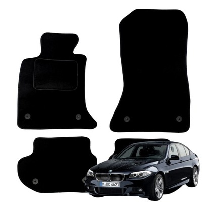 BMW SERIE 5 F10/F11 ALFOMBRILLAS DE FELPA PARA AUTO 2013-2017 B  