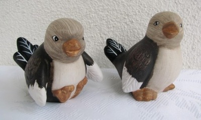 Dwa ptaszki ptaki ptak * figurki ceramiczne