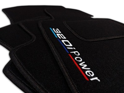 ALFOMBRILLAS ESCOBILLAS DE FELPA PARA BMW X3 E83 (2003-2010) + 4 PIEZAS HAFT 320IPOWER  