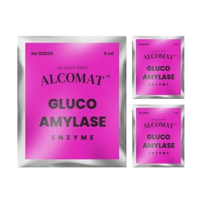 Glukoamylaza enzym scukrzający Alcomat Gluco 5ml 3