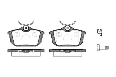 REMSA PADS BRAKE M620770 M850978 MN125772 X3  