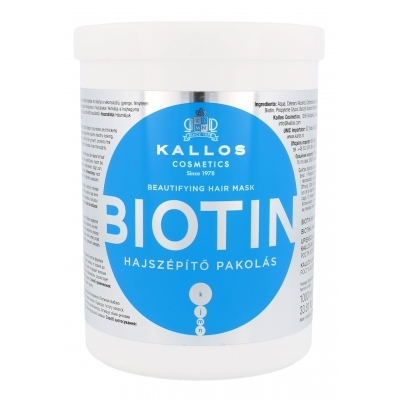 Kallos Cosmetics Biotin 1000 ml dla kobiet Maska do włosów