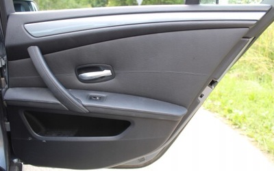 Оббивка обшивка двері задня правий bmw e60 e61 lift фото №1