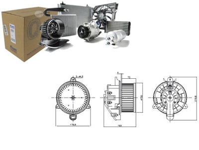 VENTILADOR SOPLADORES FORD TOURNEO CUSTOM V362 TRANSIT CUSTOM V362  