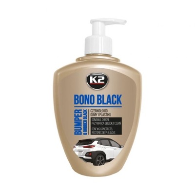 K2 BONO BLACK czernidło do gumy i plastiku 500ML