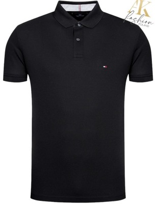 Koszulka Polo Tommy Hilfiger MW0MW17770 Czarna r. L