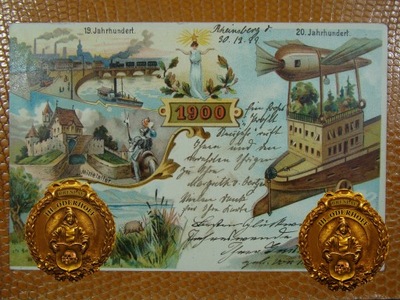 1900 Rheinsberg,Grenz,Litho,Lux Express T779