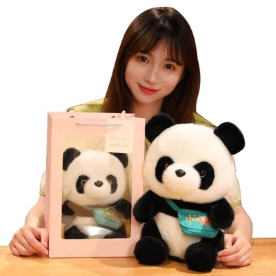 Miś pluszowy Panda pluszak biało czarny 40cm