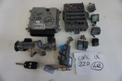 Honda civic ix 2014r 2.2d бортовий комп'ютер блок керування замок запалювання імобілайзер 37820-r3l-g05 фото №1