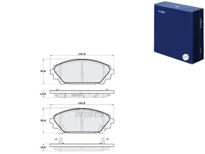 КОЛОДКИ ТОРМОЗНЫЕ MAZDA 3 BM BN 13-19 ПЕРЕД TOMEX BRAKES