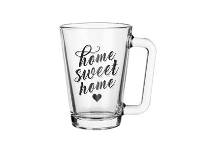 KUBEK LAURA 250ml HOME SWEET HOME, KAWA HERBATA