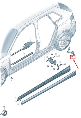 Audi rs3 rear правый wheel cover 8v5853828a фото №1