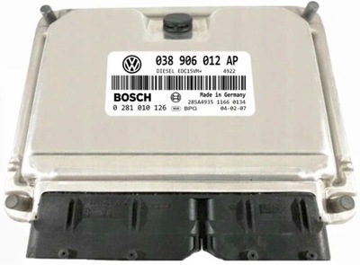 КОМП'ЮТЕР VW GOLF 038906012AP 0281010126 IMMO OFF