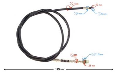 CABLE FRENOS SCOOTER 4T  