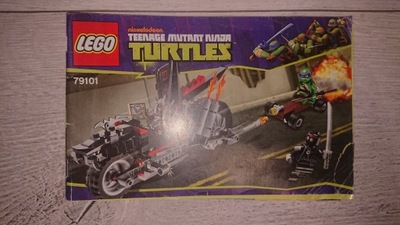Lego 79101 Ninja Turtles Shredder Bike instrukcja
