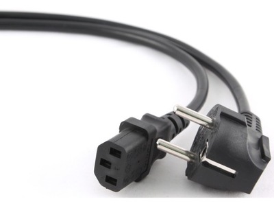 Kabel zasilający Schuko (kątowy) - IEC 320 C13 CABLEXPERT 10 m